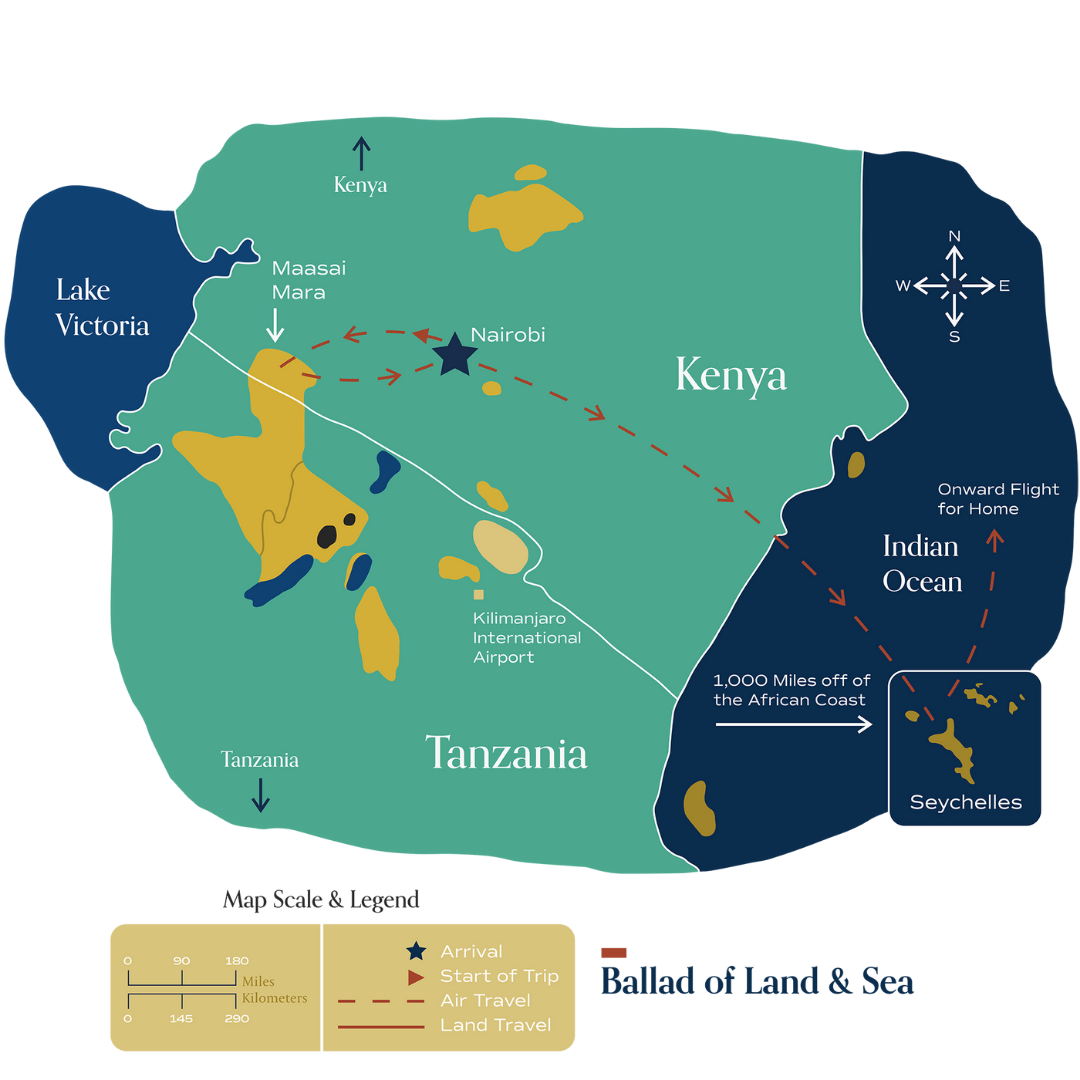 This map visually depicts Metamo's "Ballad of Land & Sea" journey.